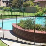 pool safety fence above ground