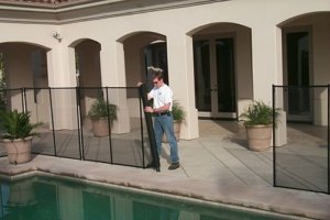 Choose a removable pool fence.