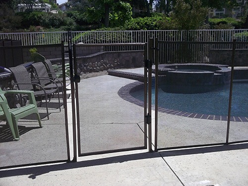 Custom Mesh Pool Fence Gate