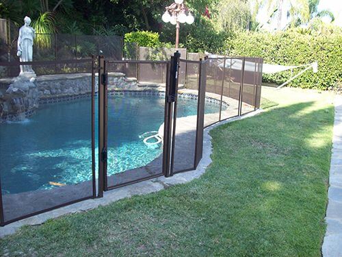Custom Removable Mesh Pool Fence