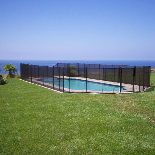 What is a mesh pool fence?