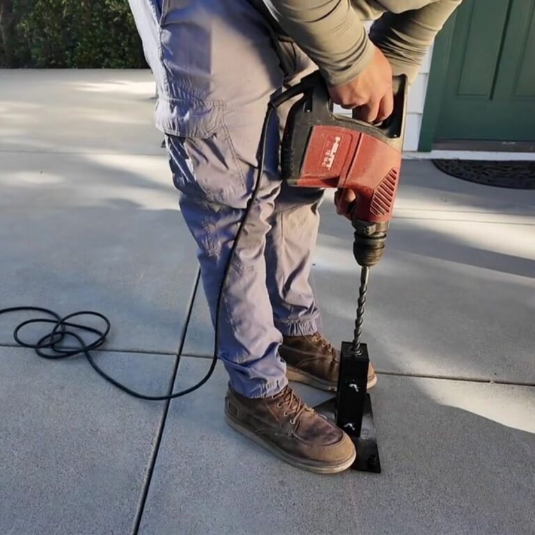 Hammer Drill Guide - Side View 2