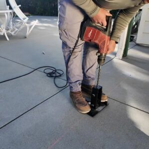 Hammer Drill Guide - Side View 2