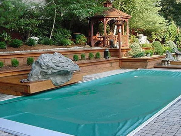 HighQuality Inground Pool Cover Protecting Pool from Debris and