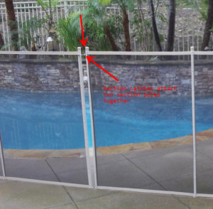 Section Latch Installed Section Latch Installed