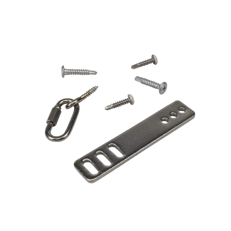 Gate Post Adjustment Components in Silver