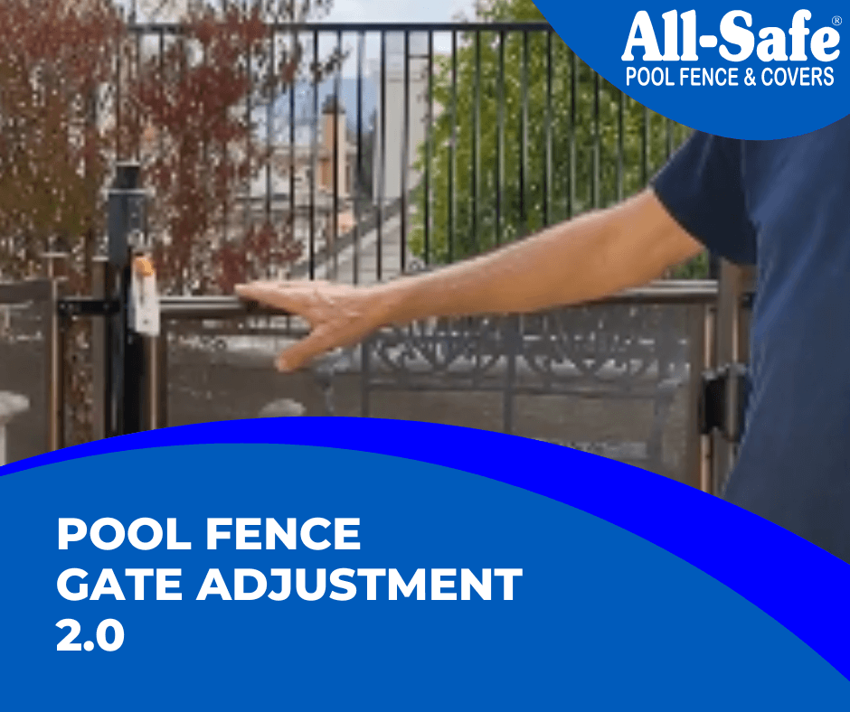 How To Adjust Your Mesh Pool Gate 2 0 All Safe Pool Fence Covers