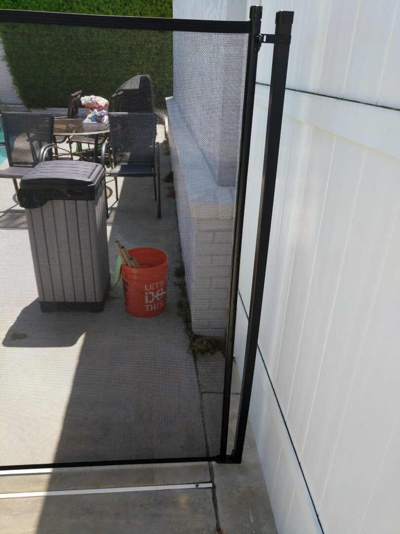 Rectangular Terminating Post Installed
