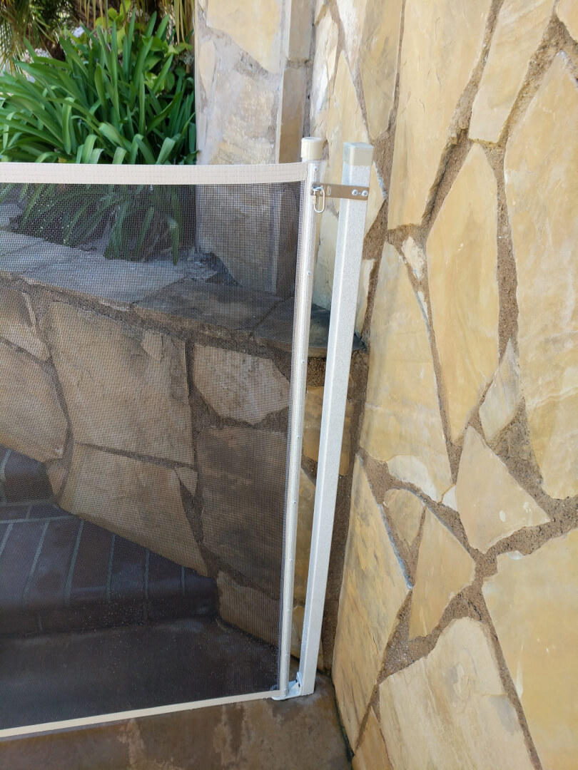 Rectangular Terminating Post Installed