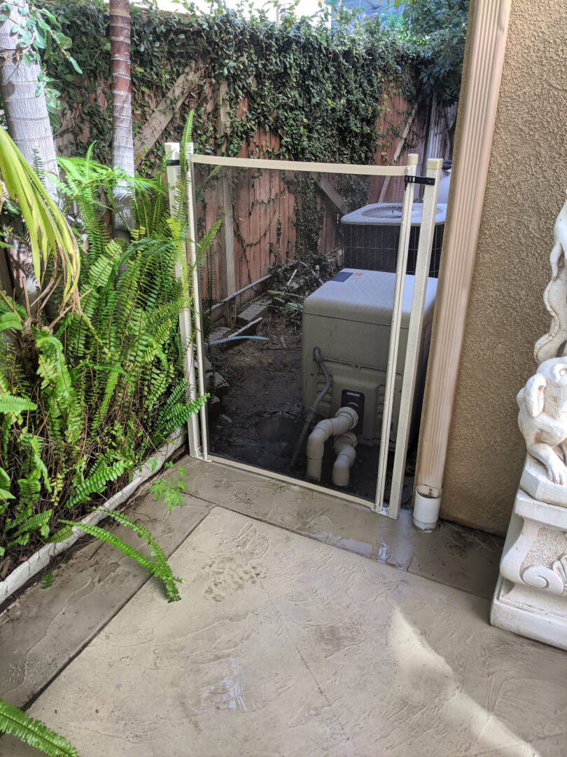 Rectangular Terminating Post Installed