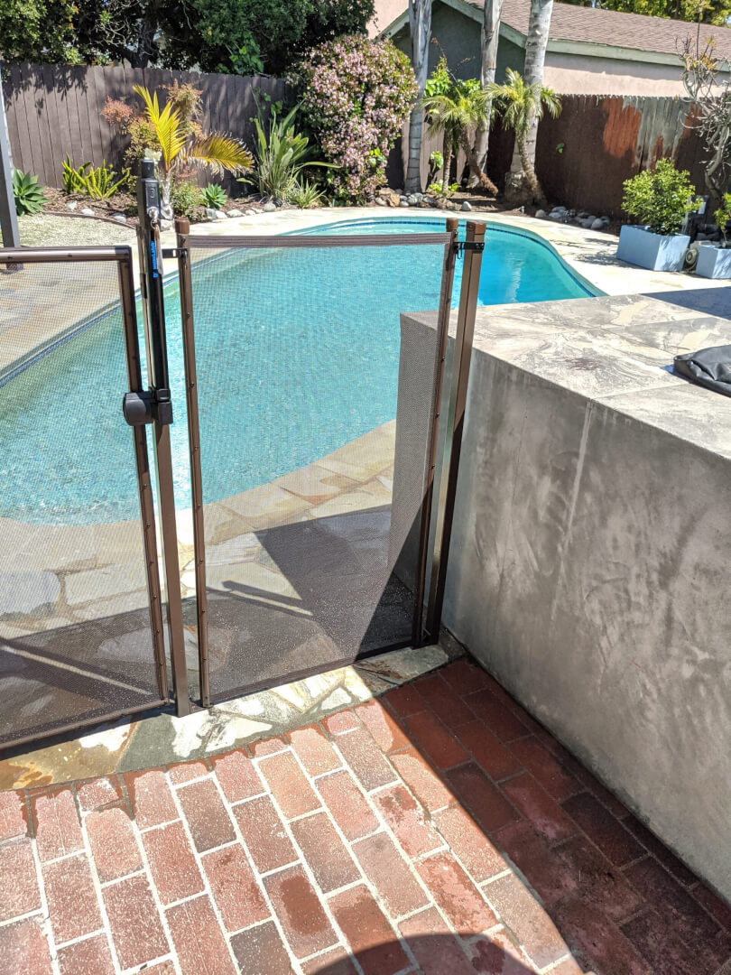 Rectangular Terminating Post Installed