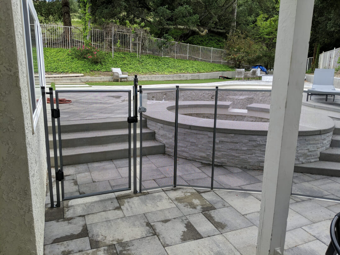 Rectangular Terminating Post Installed
