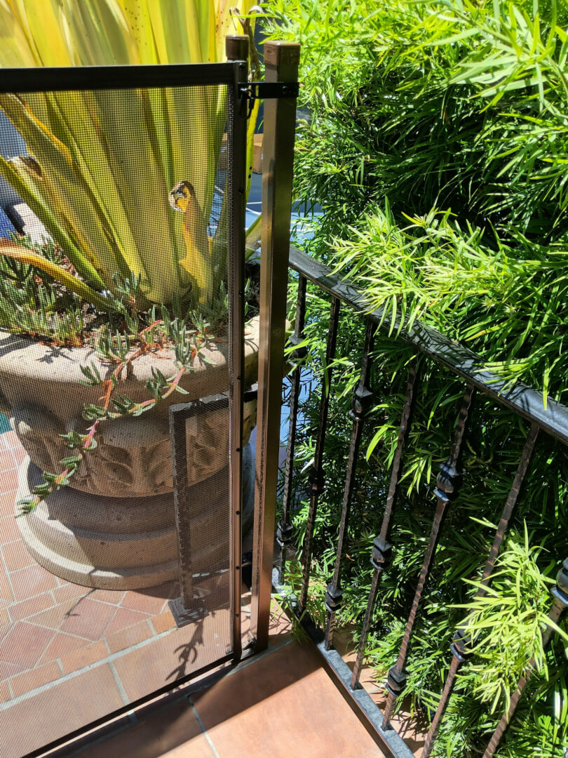 Rectangular Terminating Post Installed