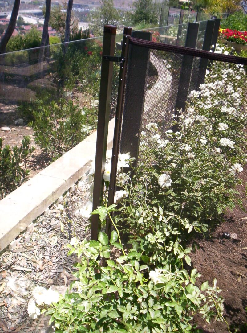 Rectangular Terminating Post Installed
