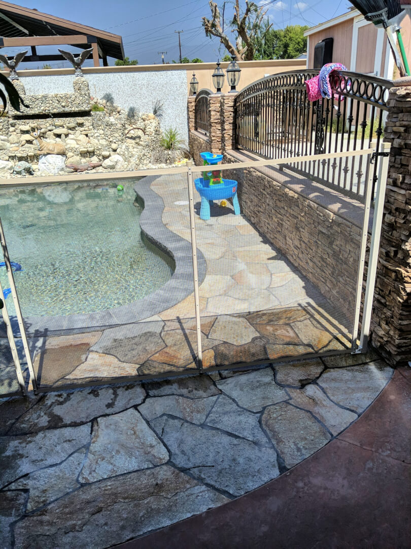 Rectangular Terminating Post Installed