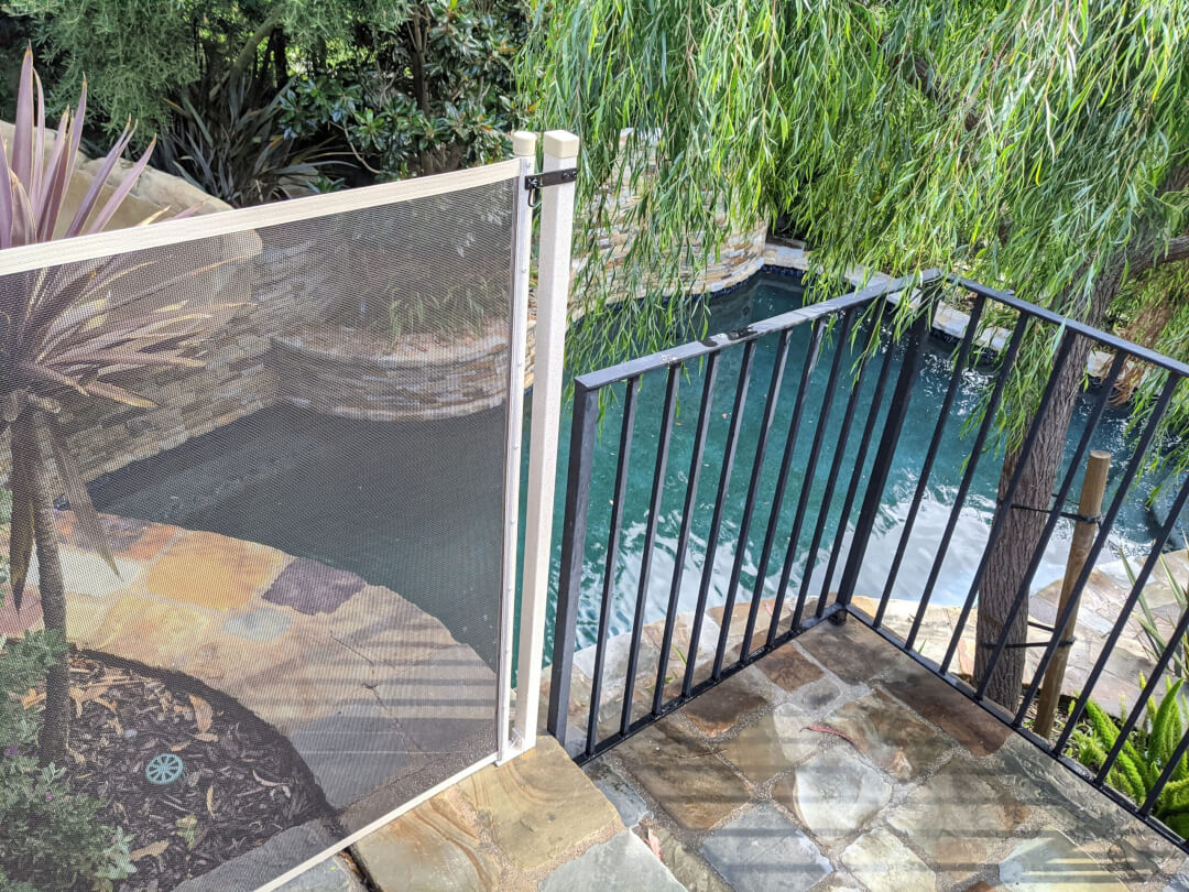 Rectangular Terminating Post Installed