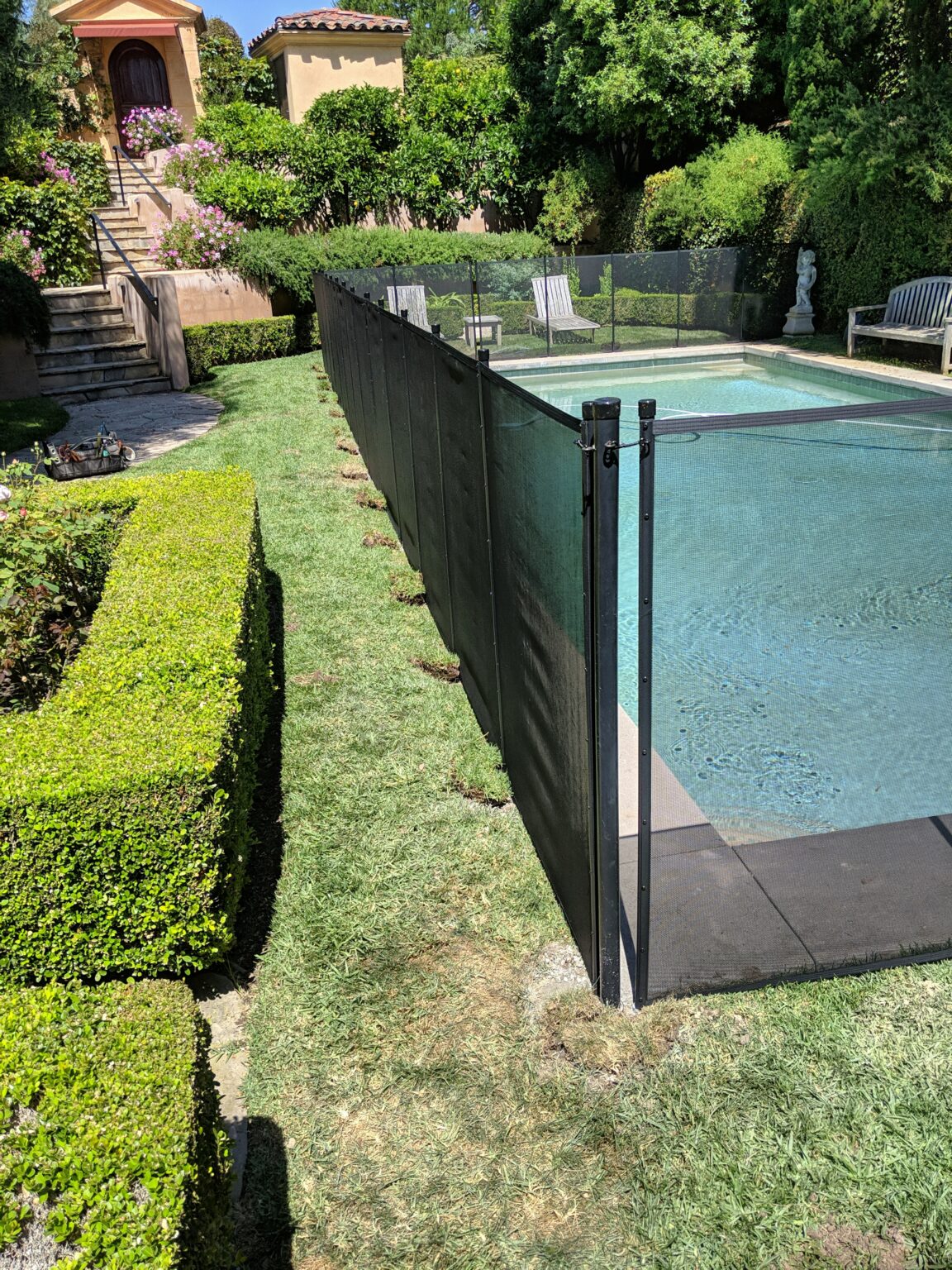 Round Terminating Post - All-Safe Pool Fence & Covers