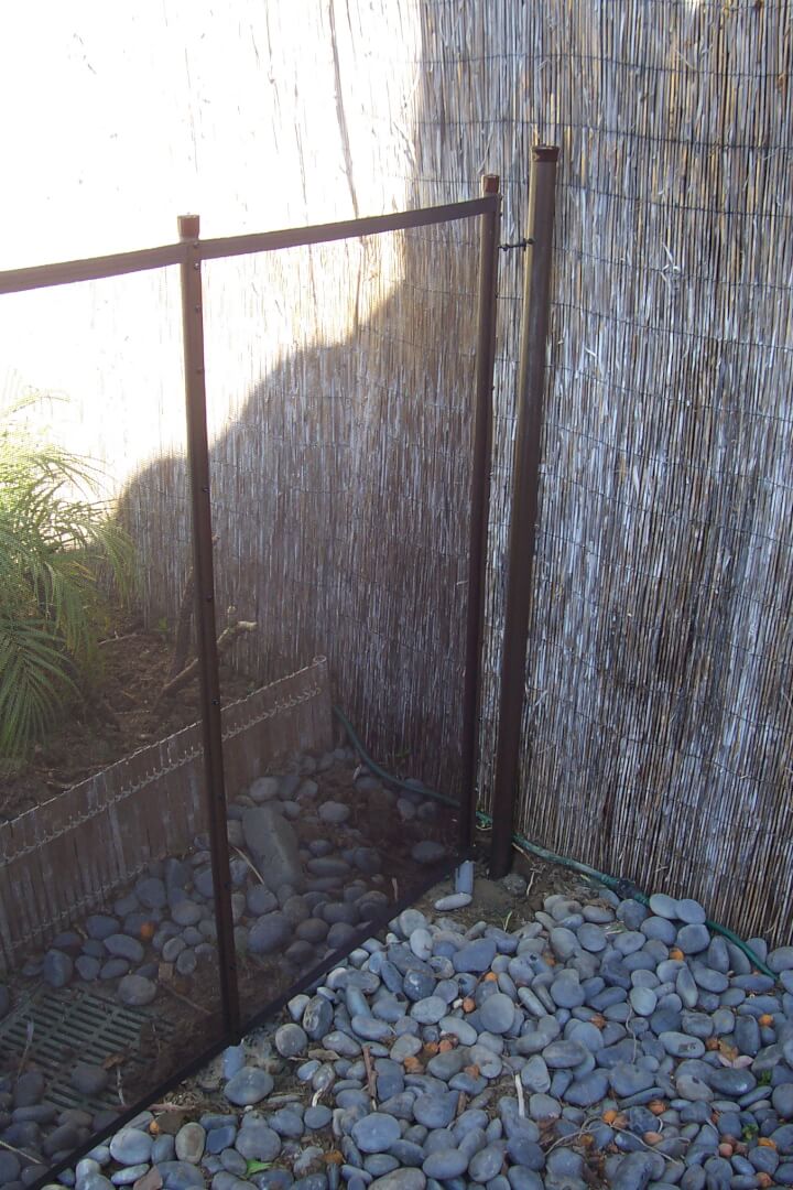 Round Terminating Post Installation