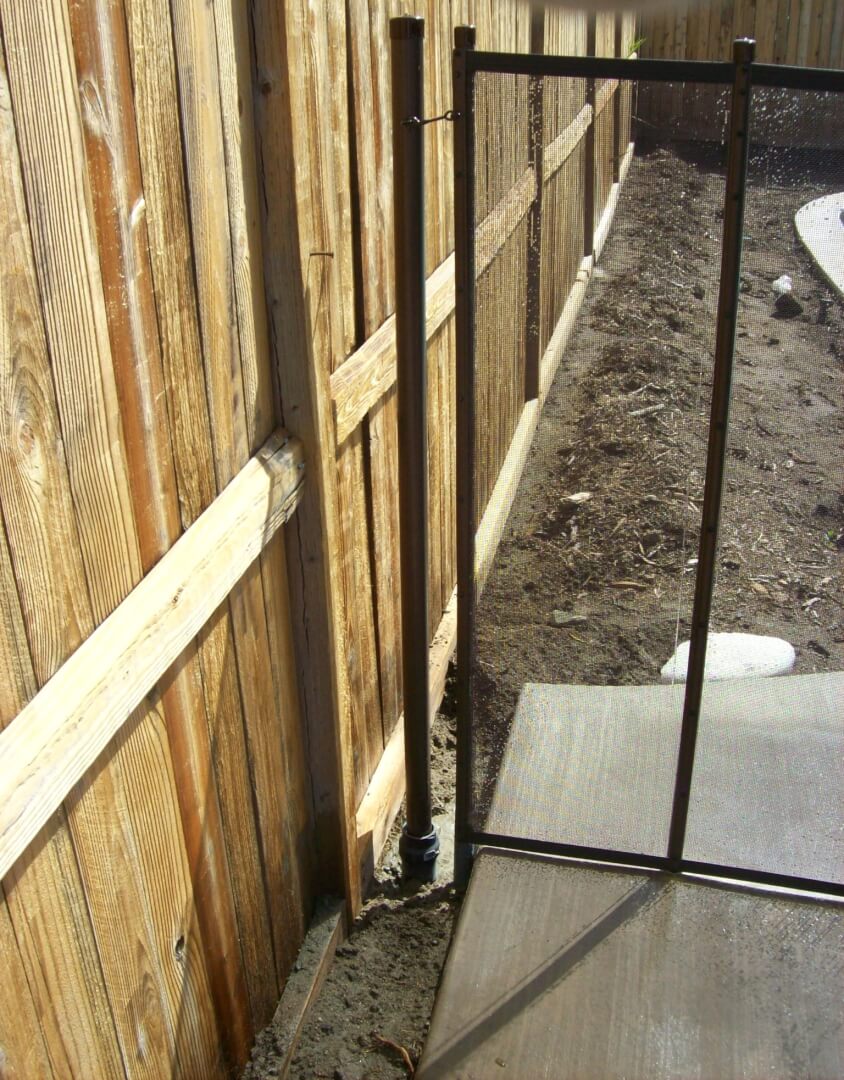 Round Terminating Post Installation