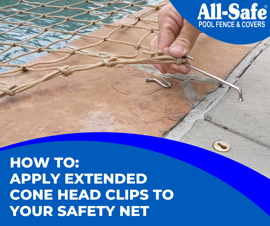 How To Apply Extended Cone Head Clips to your Safety Net
