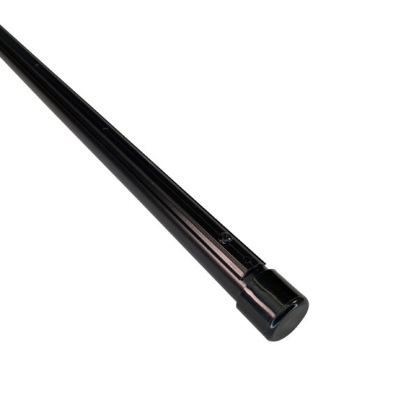 4 Foot Smooth Black Pole in Peg, top of pole