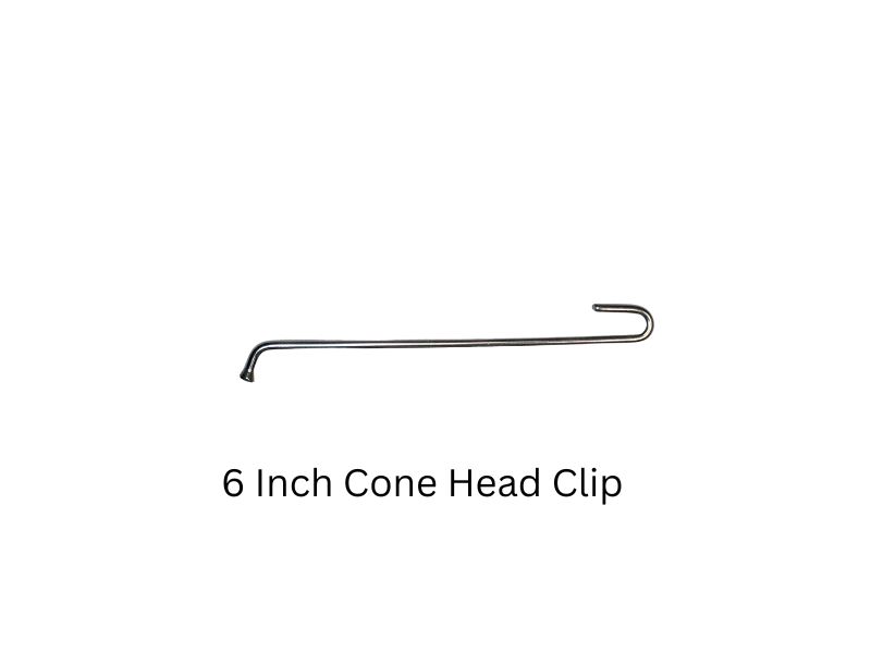 Cone Head Clip in 6 Inch