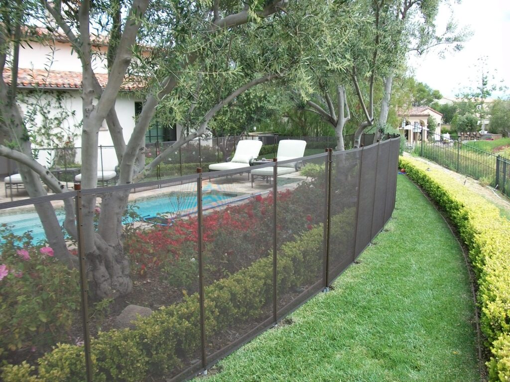 How to Install a Pool Fence in Grass - Installation Example