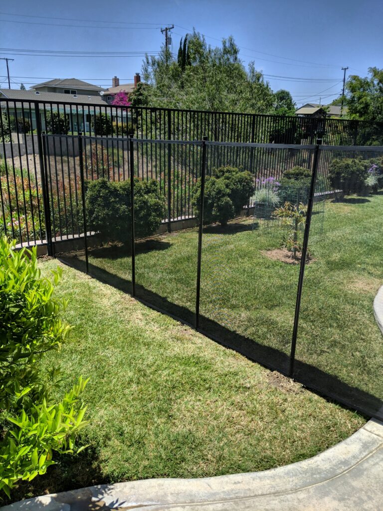 How to Install a Pool Fence in Grass - Installation Example
