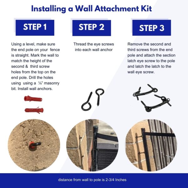 Installing a Wall Attachment Infographic