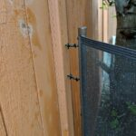 Wall Attachment to wood fence Installation Example
