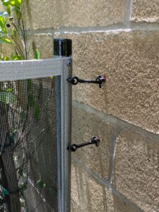 Wall Attachment to block wall Installation Example