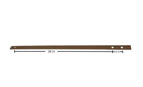 Peg Pole Drilling Template for 36 Inch Pole Spacing. For use on a Peg Pole Fence