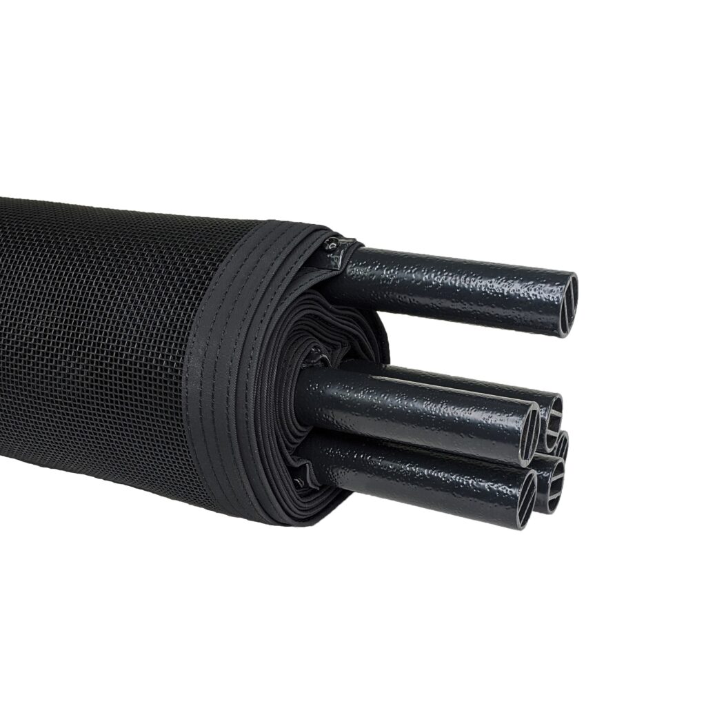 Malibu Black Pool Fence Bottom of Fence