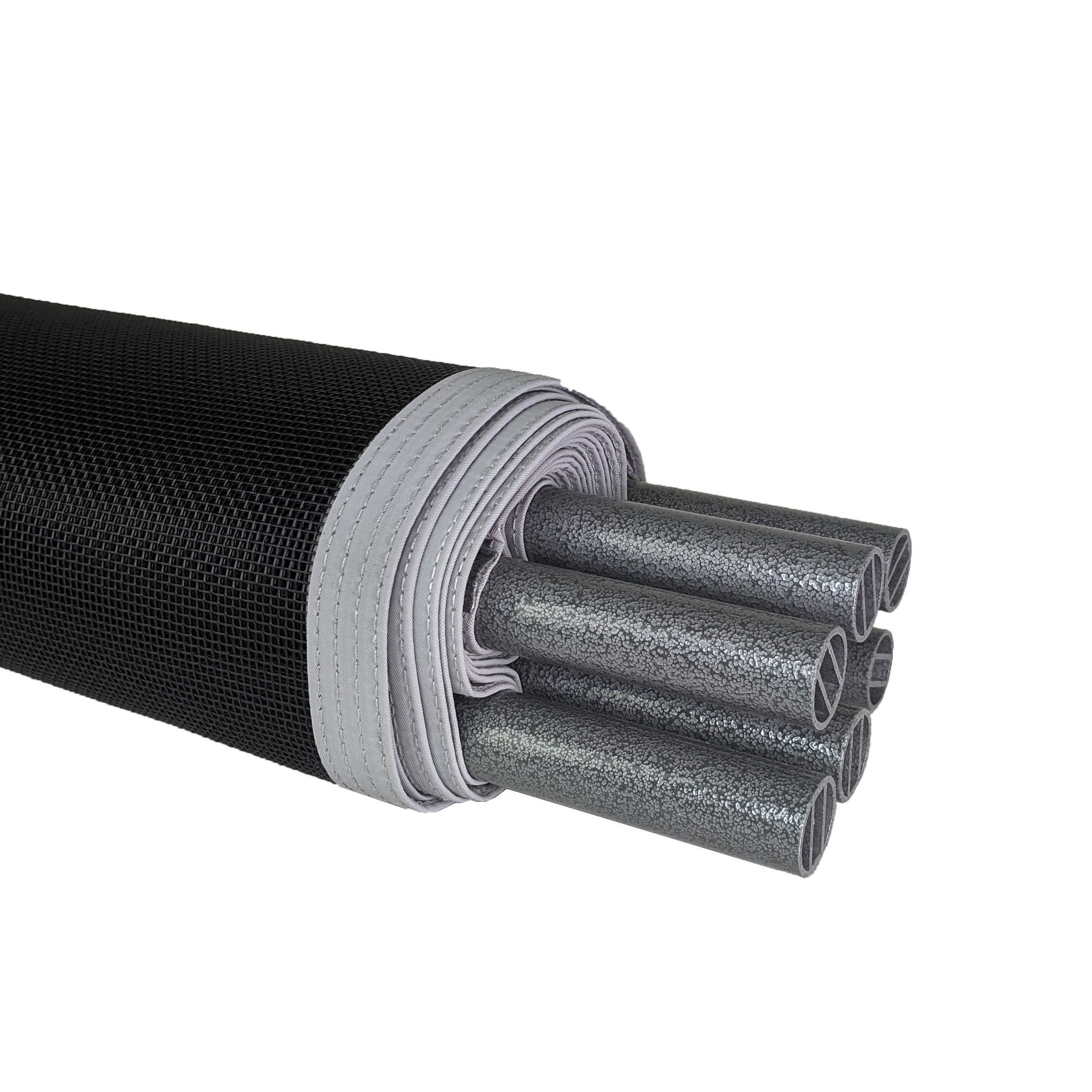 Malibu Gray-Black Pool Fence Bottom of Fence