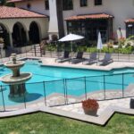 Pool Fence Installed around Pool
