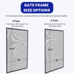 Pool Fence Gate Frames Dimensions