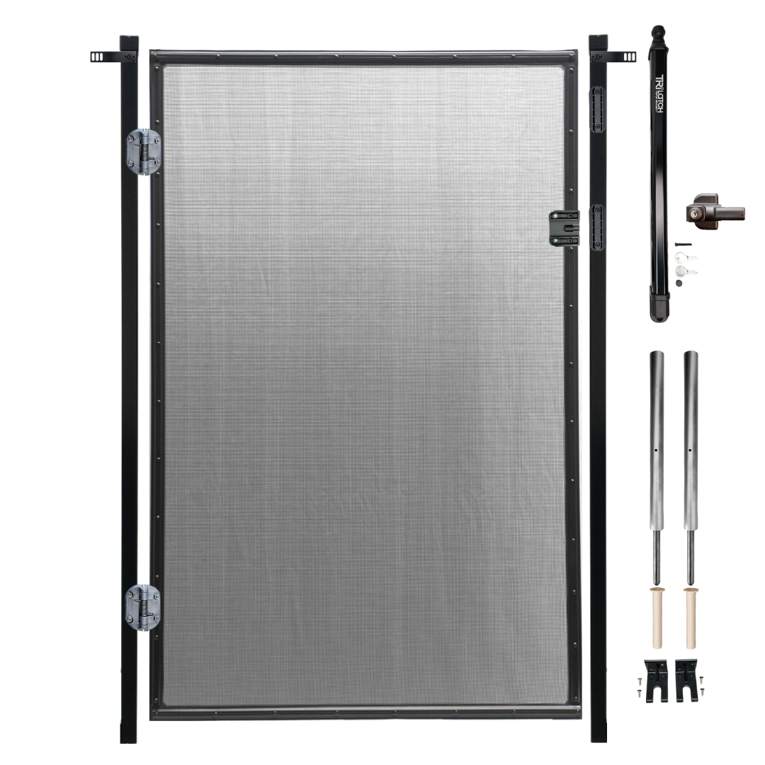 4ft Rectangular Post Gate Kit for Pool Fence Installation