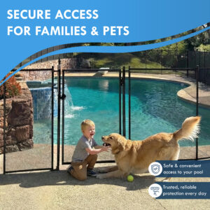 Pool Fence Gate Kit Secure Access for Families and Pets