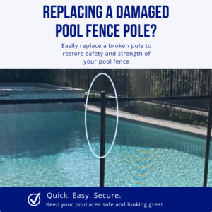 Pool Fence Replacement Pool Fence Poles _ Broken Pole