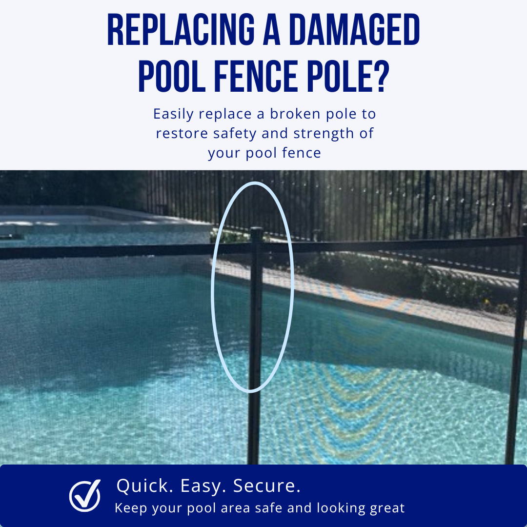 Pool Fence Replacement Pool Fence Poles _ Broken Pole