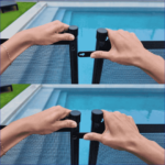 Easy Quick Lock Latch connector for a quick and easy section opening