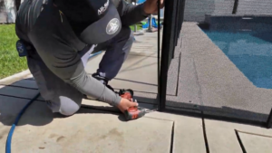 Attach molding at bottom first