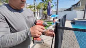 Attach molding at top
