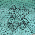 Black Pulley CTS system for net on pool