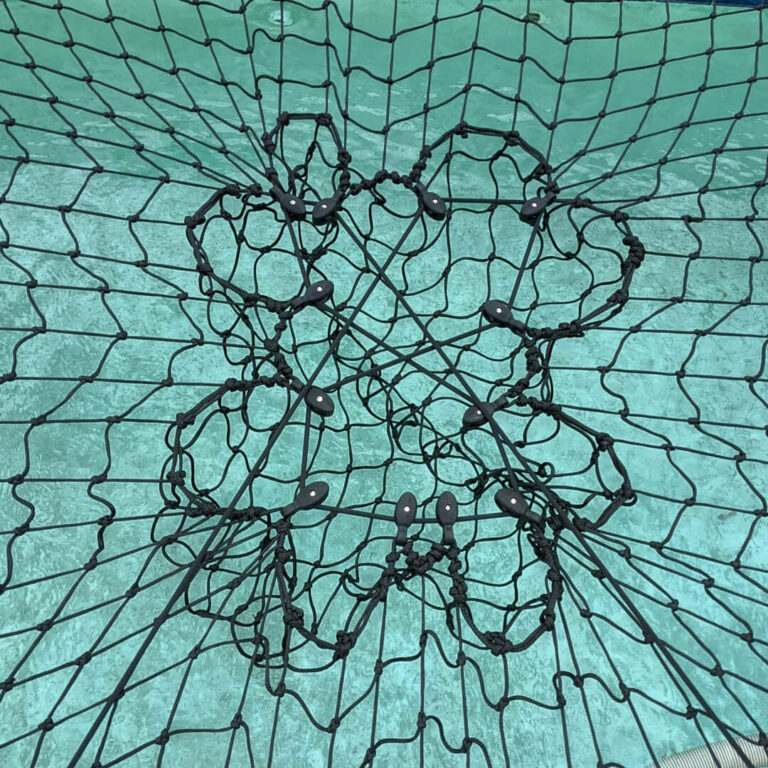 Black Pulley CTS system for net on pool