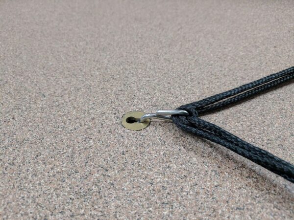 Conehead Anchor Clips for Keyhole Brass Anchors Installed