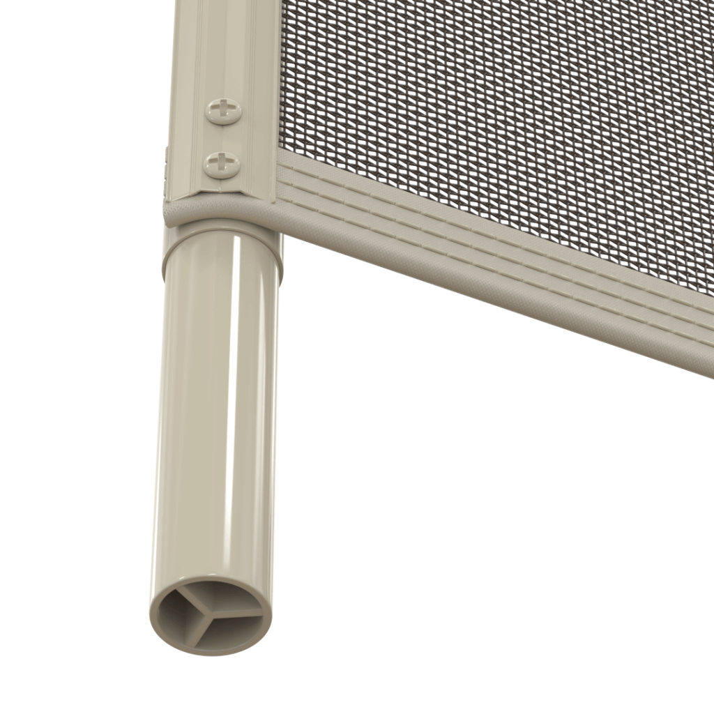 Pool Fence Sample Combo H Tan_Brown