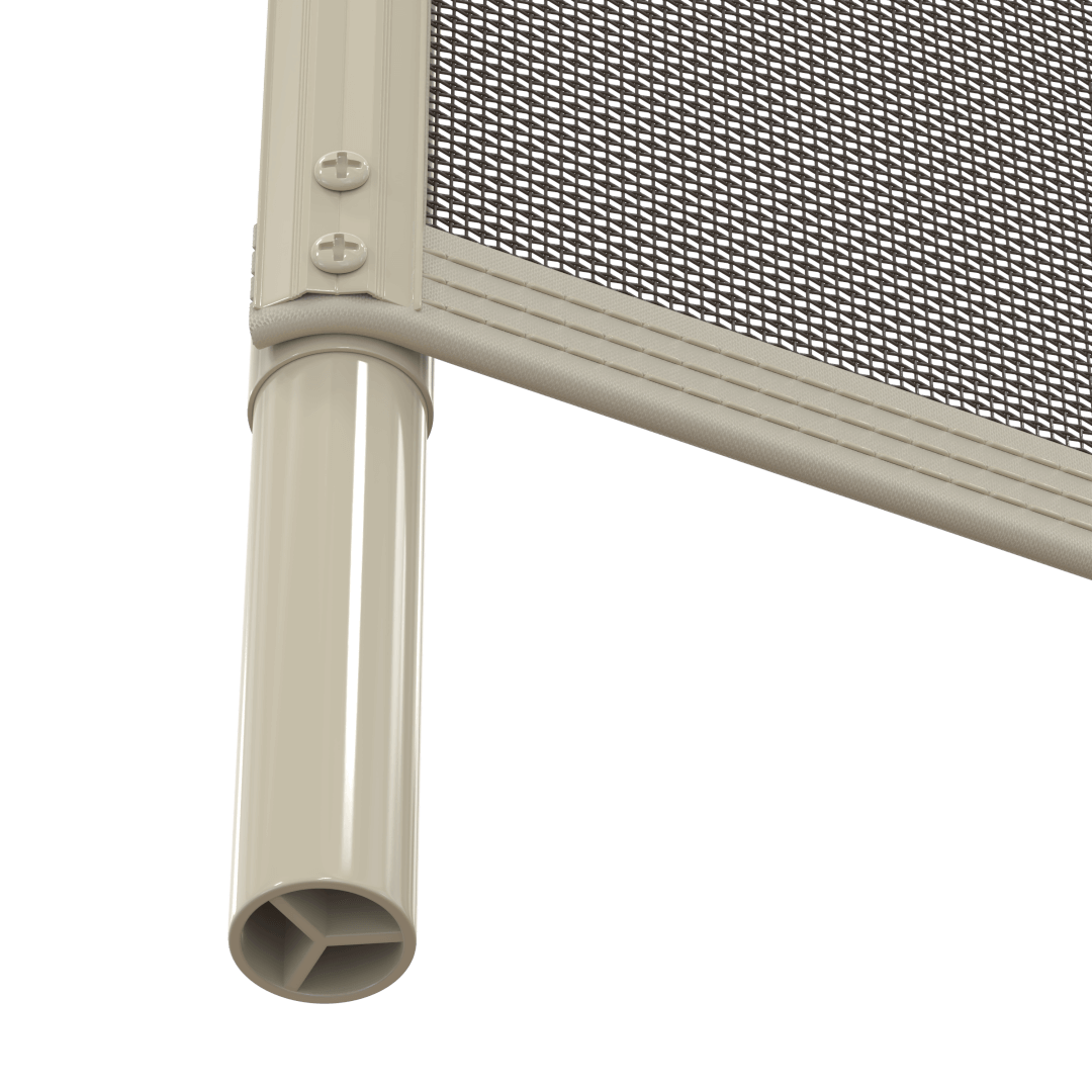 Pool Fence Sample Combo H Tan_Brown