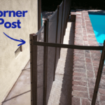 Pool Fence Corner Post making a 90 degree turn