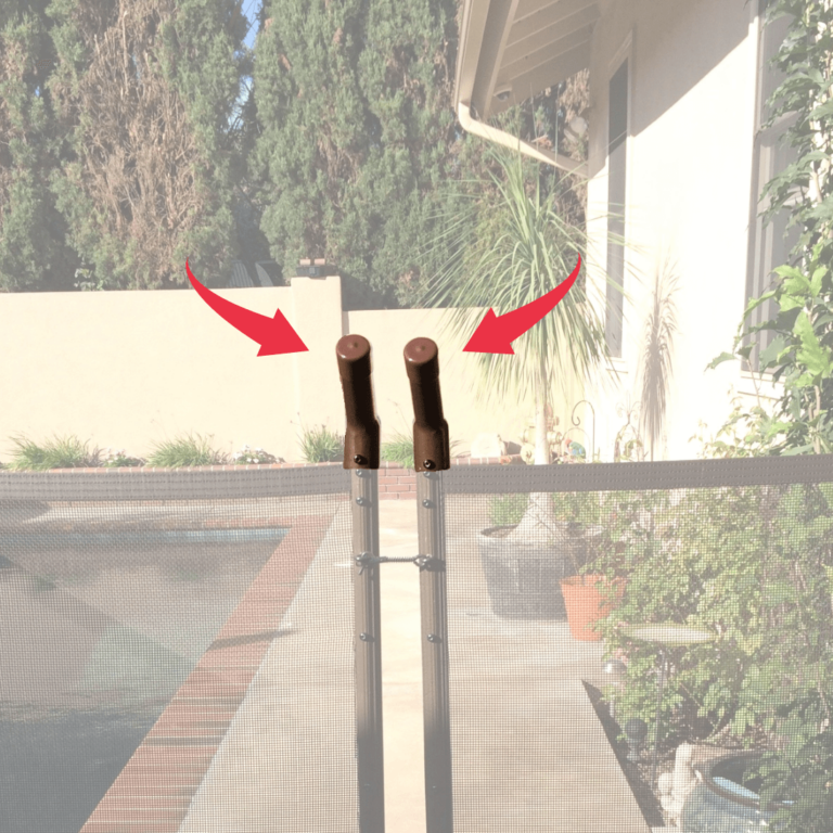 EZ-Close Handles installed on Fence